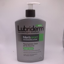 Lubriderm Men&#39;s Sport Deodorizing Lotion Fresh Scent 16 fl oz Pump New - £42.57 GBP