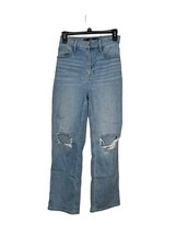 Hollister Women&#39;s Jeans Vintage Stretch Ultra High-Rise Dad Denim Blue S... - £15.49 GBP