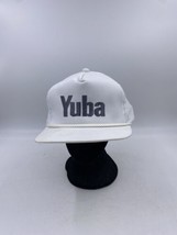 Vintage White Snapback YUBA Cap Made in Costa Rica One Size Fits Most - £9.63 GBP