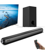 Sound Bar for TV with Subwoofer 31.5&quot; 2.1 CH Wireless Bluetooth 5.0 TV S... - $490.59 CAD