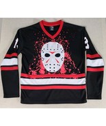 Friday The 13th Jason Voorhees Horror Movie Hockey Jersey Size Med - Hal... - $32.92 CAD