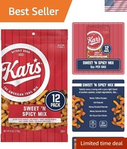 Kar&#39;s Nuts Sweet ‘N Spicy Snack Mix - 72oz Bulk Pack of 12 Gluten-Free T... - $906.07 MXN