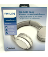 Philips - TAH4205WT/00 - On-Ear Wireless BT Headphones - White - £54.78 GBP