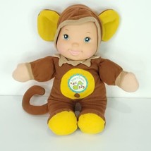 Goldberger Plush MONKEY DOLL Babys First Sing &amp; Learn ABCs &amp; 123s Soft Toy 11&quot; - £17.02 GBP