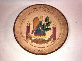Pennsbury Pottery 8.5 Inch Angel Plate 1970 Mint - £19.65 GBP