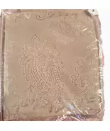 Madison Park Chace Paisley Floral Tan 50x95 Burn-Out Sheer Grommet Panel - $40.00