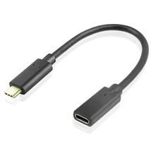 0.6Ft/20Cm Usb C Extender Type-C Cable, Usb-C 3.1 Male To Female Extensi... - £14.38 GBP