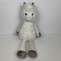 Aurora World Purely Luxe Plush 19" White Stripe Brown Paw Stuffed Animal Sheep - £35.65 GBP