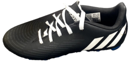 Adidas Soccer Cleat Boys Youth Size 4.5 Predator Edge.4 FxG Shoe GX5217 Black - £13.94 GBP