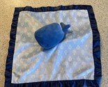 Cloud Island Blue Whale Lovey Security Blanket 13x13 Anchors Target 2017 - $20.89