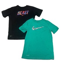 Nike Boys Set Of 2 Dri-Fit Shirts Size Large.(lot 110) - $19.31