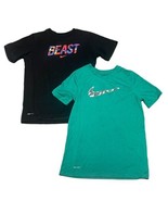 Nike Boys Set Of 2 Dri-Fit Shirts Size Large.(lot 110) - £15.20 GBP