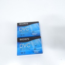 Sony (DVC) 60min Premium Cassette Lot Of 2 New DVM60PRR Cassette Tape (2... - £9.70 GBP