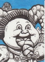 2021 Topps Garbage Pail KIds Krashers 2 Chris Meeks SKETCH CARD Tongue Tied Tina - $147.51