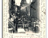 Ludgate Hill Street View From Fleet St. London England UK 1902 UDB Postc... - $5.31