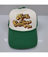 Merry Christmas Ya&#39;ll Trucker Hat Adjustable snapback Hat Green New - £9.87 GBP