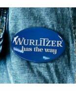 Wurlitzer Has The Way Piano Vtg 50’s Promotional Blue Button Pin Badge P... - $107.16 MXN