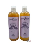 2 SHEA MOISTURE LAVENDER W WILD ORCHID CALMING 2-IN-1 BUBBLE BATH BODY W... - $95.86 CAD