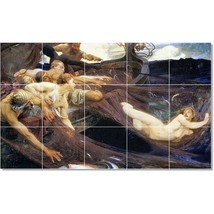 Herbert James Draper Mythology Painting Ceramic Tile Mural BTZ22338 - £117.99 GBP+