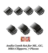 Andis ML,GC,SPEED FADE MASTER PRO CLIPPER Blade Clip On Guide Guard Comb... - $29.99