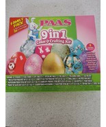 PAAS 9 in 1 Color &amp; Crafting Kit Egg Decorating Kit - $16.17 CAD