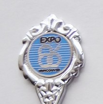 Collector Souvenir Spoon Canada BC Vancouver Expo 86 Emblem 1986 Exposition - £2.39 GBP