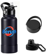 32 Oz Insulated Water Bottle with 3 Lids (Straw, Spout and Handle Lid), ... - $520.75 MXN