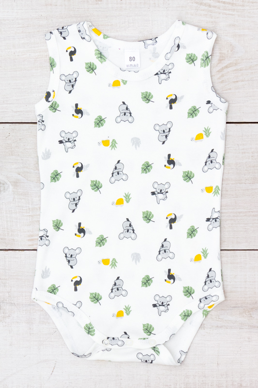 Newborn Boys&#39; Cotton Bodysuit – Sleeveless Comfort &amp; Cute Print, Summer,... - $15.05+