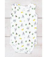 Newborn Boys&#39; Cotton Bodysuit – Sleeveless Comfort &amp; Cute Print, Summer,... - $17.55 CAD+