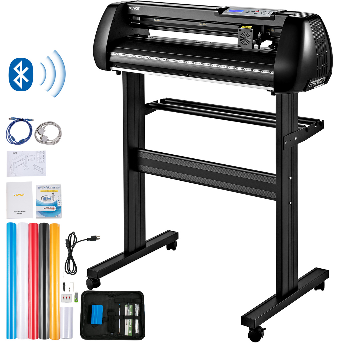 VEVOR Vinyl Cutter Machine, 28.3 inch Offline Bluetooth Cutting Plotter ... - $271.99