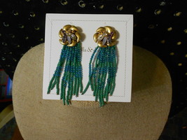 Stella &amp; Dot Earrings (new) LILLIANN FRINGE - £41.41 GBP
