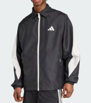 Adidas Sportswear Stadium Track Top Men&#39;s Casual Jacket Black AsiaFit NW... - $114.30