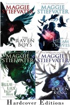 Raven Cycle Young Adult Fantasy Series By Maggie Stiefvater Hardcover Books 1-4 - £52.44 GBP