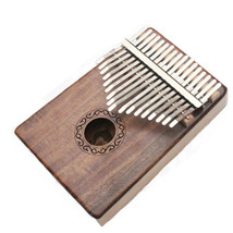 17 Keys Kalimba Thumb Piano Solid KOA Body With Learning Book,Tune Hammer - £31.18 GBP