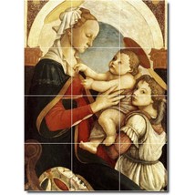 Sandro Botticelli Religious Painting Ceramic Tile Mural BTZ00670 - £95.90 GBP+