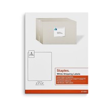 Staples Laser/Inkjet Shipping Labels 3 1/3&quot; x 4&quot; White 6 Labels/Sheet 47... - £19.60 GBP