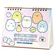 San-X CD38501 2024 Sumikko Gurashi Desktop Calendar - £12.14 GBP