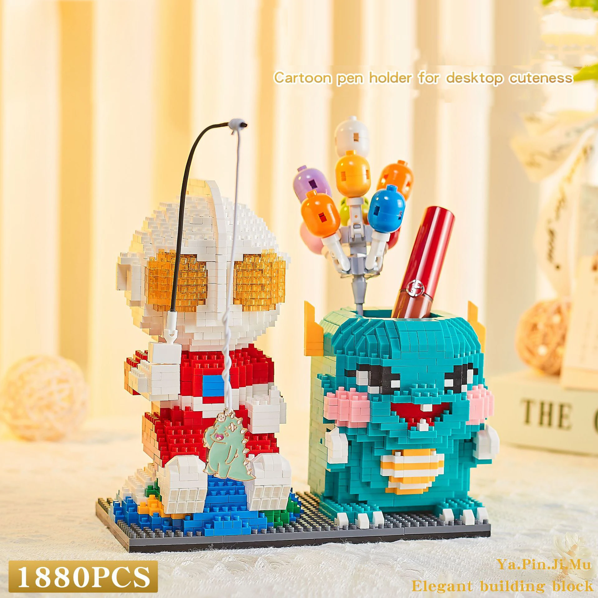 Creative Ultraman Fishing Nanobricks Little Monsters Micro Diamond Block... - £31.76 GBP+