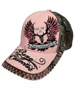 Bone Collector Hat Cap Strap Back Pink Camo Rhinestone Michael Waddell S... - $27.77 CAD