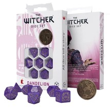 Q-Workshop The Witcher Dice Set: Dandelion - Viscount de Lettenhove (7 + coin) - £18.24 GBP