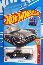 Hot Wheels 2023 Factory Set Then And Now #216 &#39;62 Corvette Mtflk Gray w/ 5SPs - £2.99 GBP