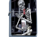 Skeletons D15 Windproof Dual Flame Torch Lighter Death Skulls - £13.21 GBP