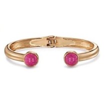 Avon "Pacesetter" Hinge Bangle (Goldtone) Pink ~ New Sealed!!! - $15.79