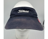 Titleist Golf Visor USA Logo Nantucket Navy Adjustable Golf - £8.57 GBP