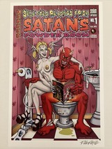 Frank Forte Satan ‘s Powder Room Print  7”x11 Signed W/ COA Sexy  Pop Surrealism - £11.19 GBP