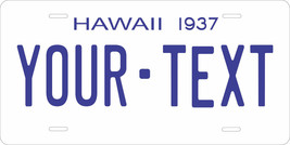 Hawaii 1937 License Plate Personalized Custom Auto Bike Motorcycle Moped Key Tag - £11.82 GBP+