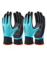 COOLJOB Waterproof Gardening Work Gloves with grip for Women &amp; Men, Doub... - $33.64