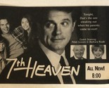 7th Heaven Tv Guide Print Ad Jessica Biel Peter Graves Stephen Collins T... - $5.93
