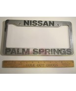 LICENSE PLATE Plastic Car Tag Frame NISSAN PALM SPRINGS 14Da - £23.71 GBP