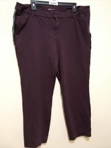 Old Navy Dress Pants Women Size 18 Burgundy  - £8.78 GBP